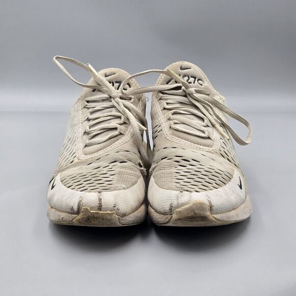 Nike Women's Size 7.5 US WMNS Air Max 270 AH6789 100 White Black Sneakerd Shoes - Picture 2 of 12